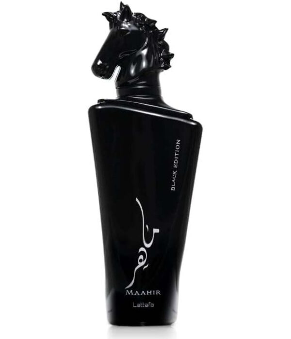 Maahir Black Edition Lattafa Eau de Parfum 100ml - Perfume Árabe Barato Unisex