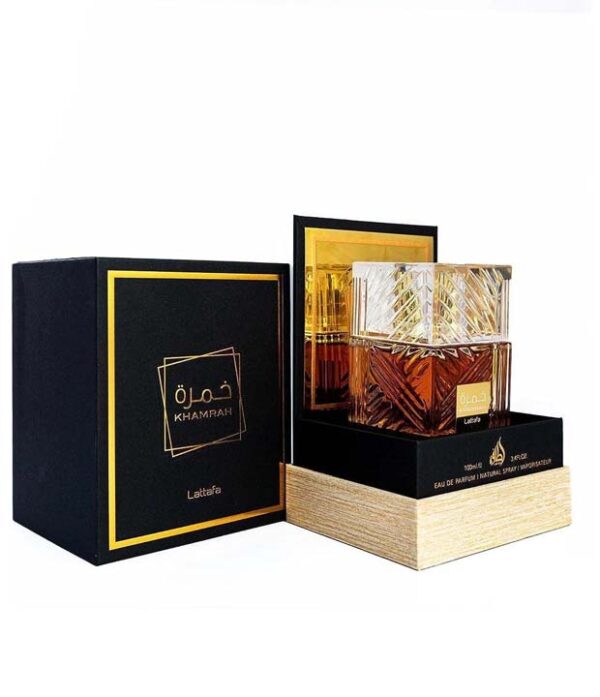 Khamrah Lattafa Eau de Parfum 100ml - Perfume Árabe Barato Unisex
